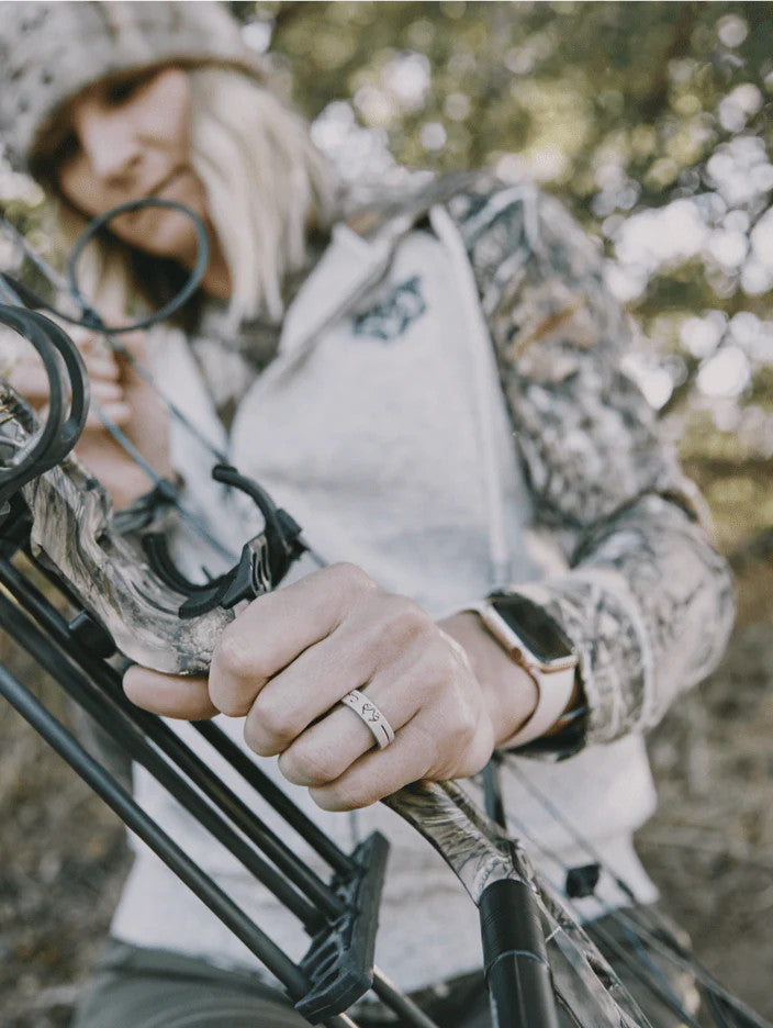 Realtree QALO WoTail Feather Silicone Ring - Realtree
