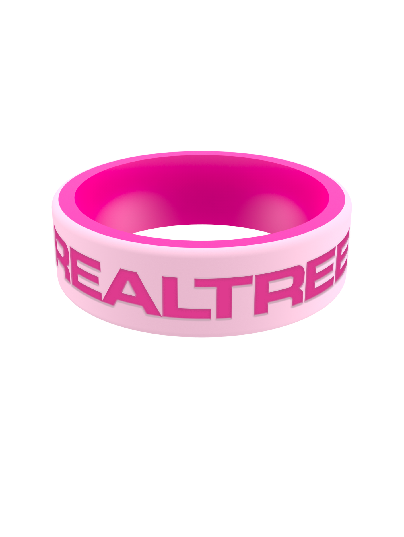 Realtree QALO WoStrata Blush Rose & Vivid Magenta Ring - Realtree Camo