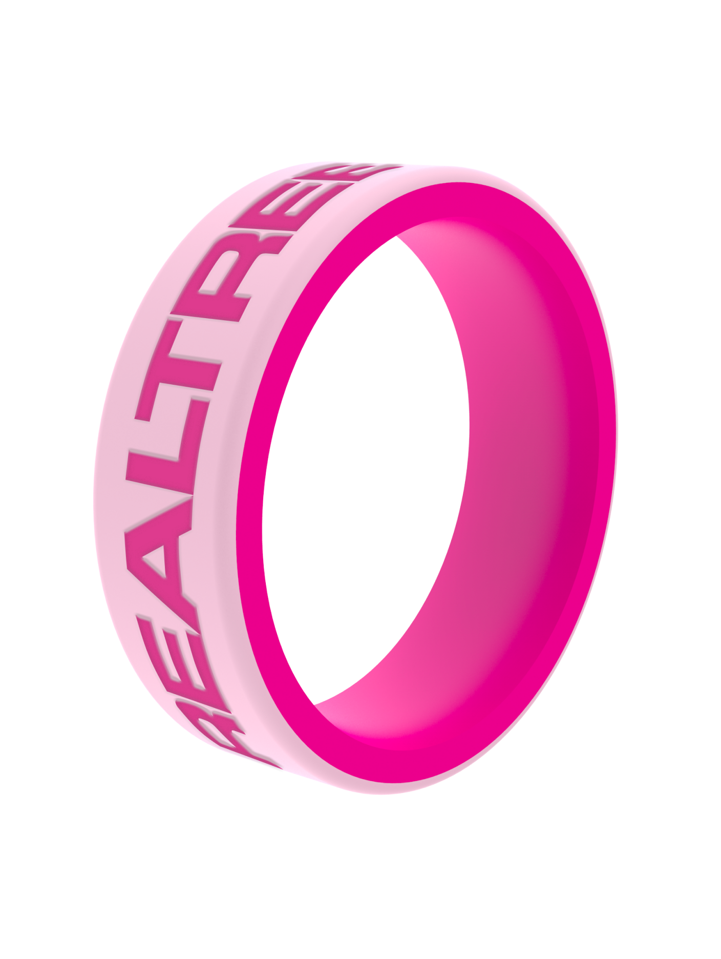 Realtree QALO WoStrata Blush Rose & Vivid Magenta Ring - Realtree Camo
