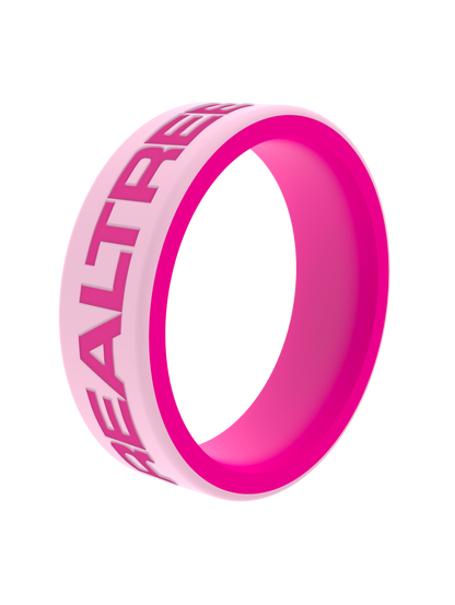 Realtree QALO WoStrata Blush Rose & Vivid Magenta Ring - Realtree Camo