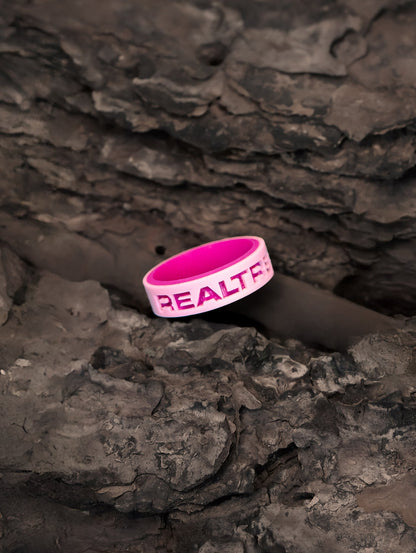 Realtree QALO WoStrata Blush Rose & Vivid Magenta Ring - Realtree Camo