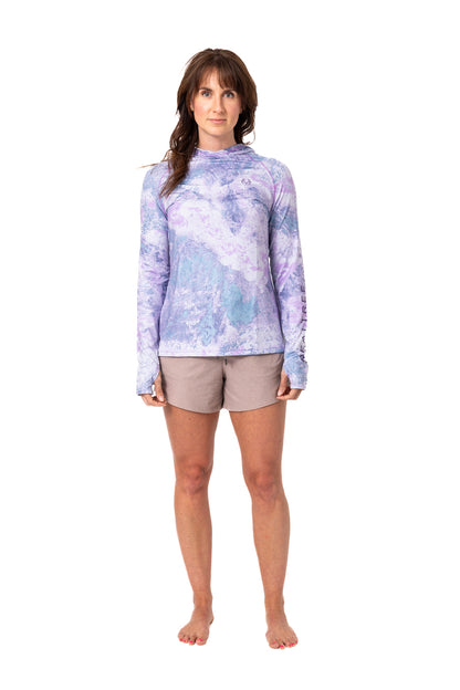 Realtree Realtree Fishing WoHooded Lavender Rose Shirt - Realtree XTREME