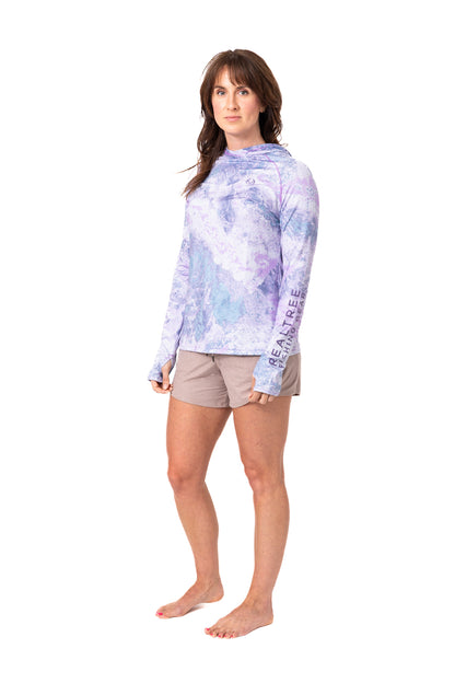 Realtree Realtree Fishing WoHooded Lavender Rose Shirt - Realtree XTREME