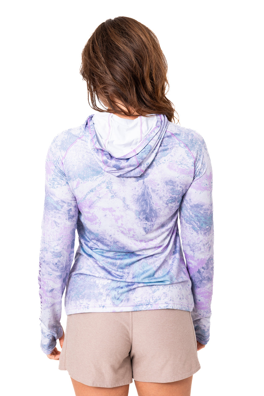 Realtree Realtree Fishing WoHooded Lavender Rose Shirt - Realtree XTREME