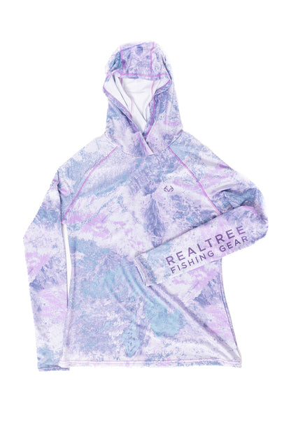 Realtree Realtree Fishing WoHooded Lavender Rose Shirt - Realtree XTREME