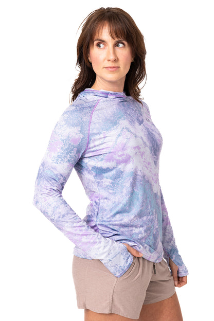 Realtree Realtree Fishing WoHooded Lavender Rose Shirt - Realtree XTREME