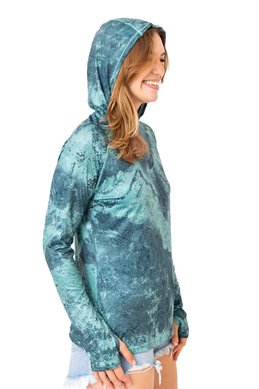 Realtree Realtree Fishing WoHooded Emerald Green Shirt - Realtree XTREME