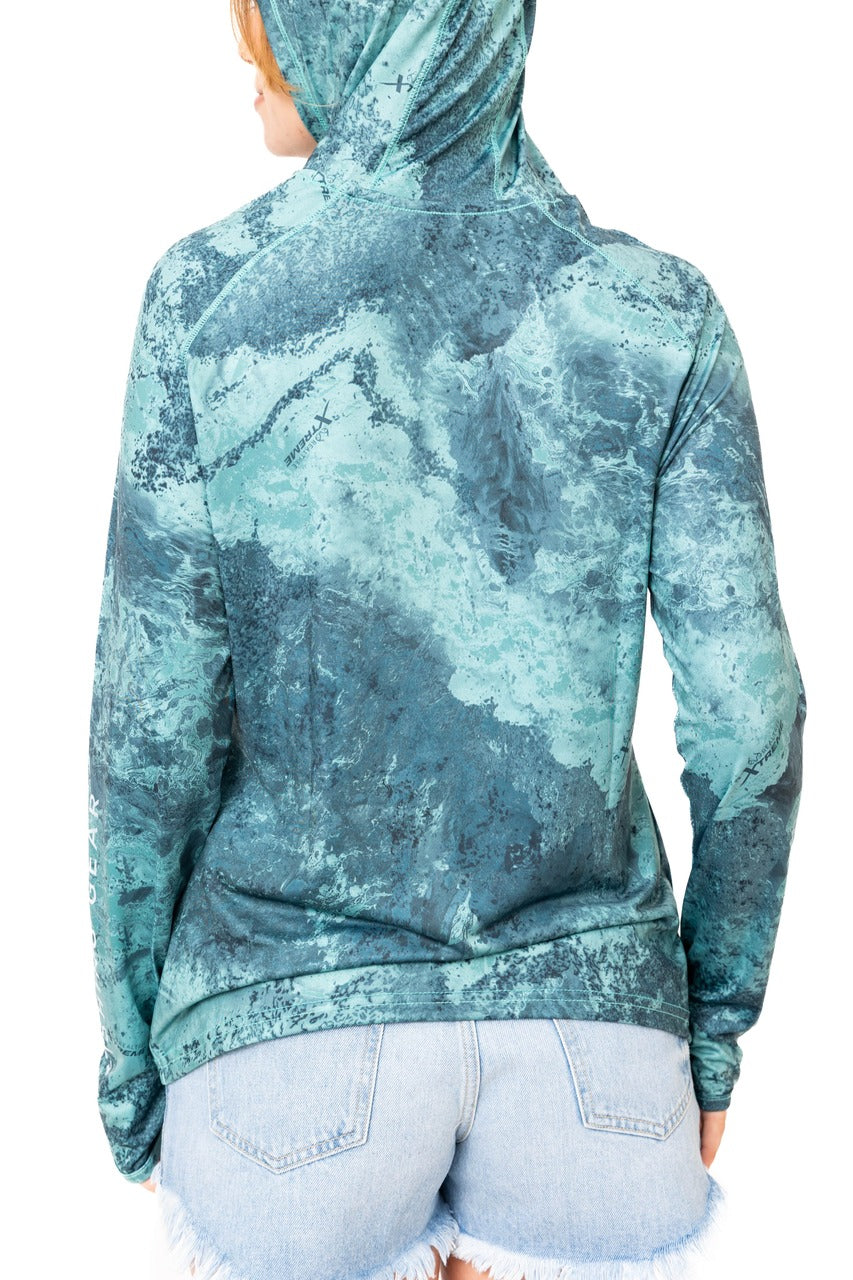 Realtree Realtree Fishing WoHooded Emerald Green Shirt - Realtree XTREME