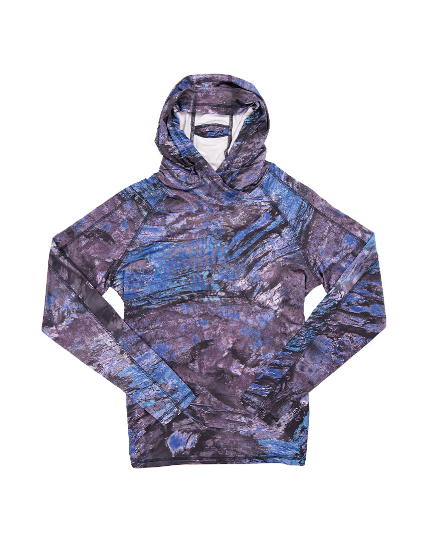Realtree WoPurple Long Sleeve Hooded Shirt - Realtree Aspect