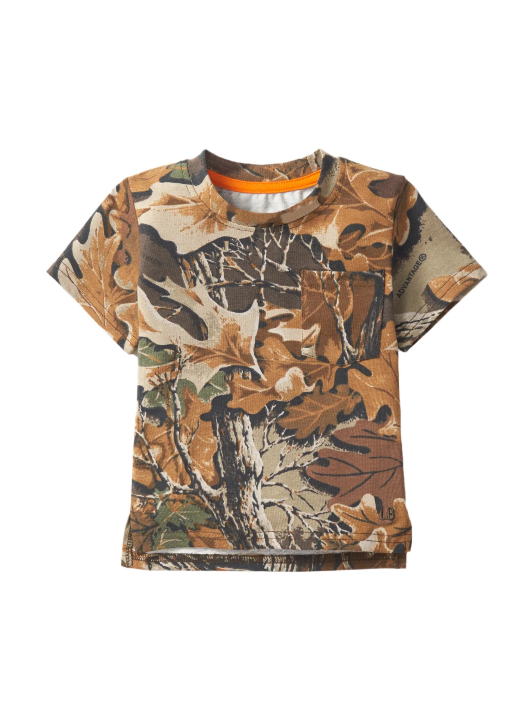 Realtree Little Bipsy Kid's Camo Short Sleeve Crewneck T-Shirt - Realtree Advantage Classic