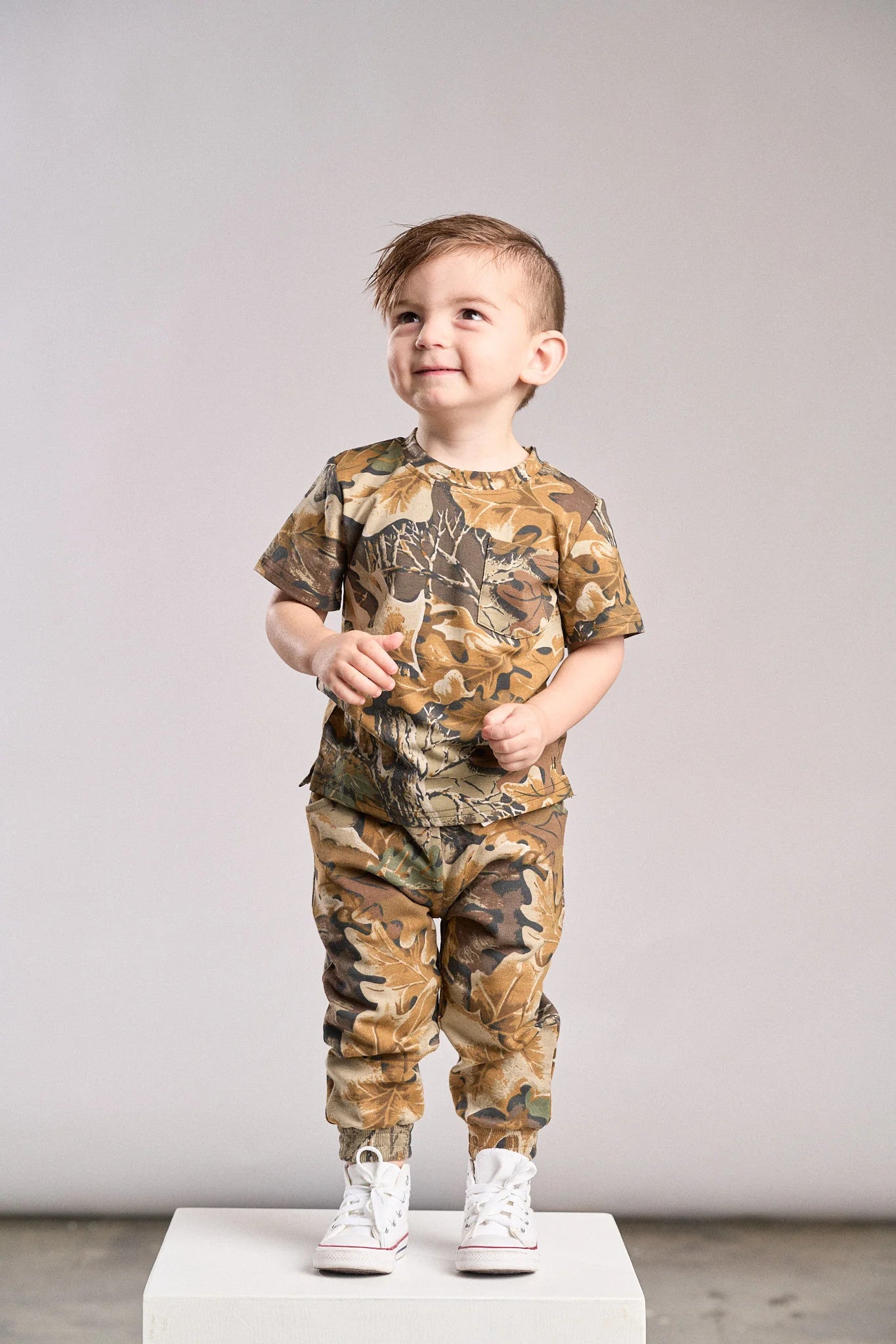 Realtree Little Bipsy Kid's Camo Short Sleeve Crewneck T-Shirt - Realtree Advantage Classic