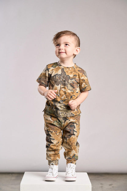 Realtree Little Bipsy Kid's Camo Short Sleeve Crewneck T-Shirt - Realtree Advantage Classic