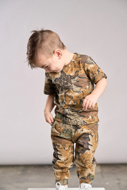 Realtree Little Bipsy Kid's Camo Short Sleeve Crewneck T-Shirt - Realtree Advantage Classic