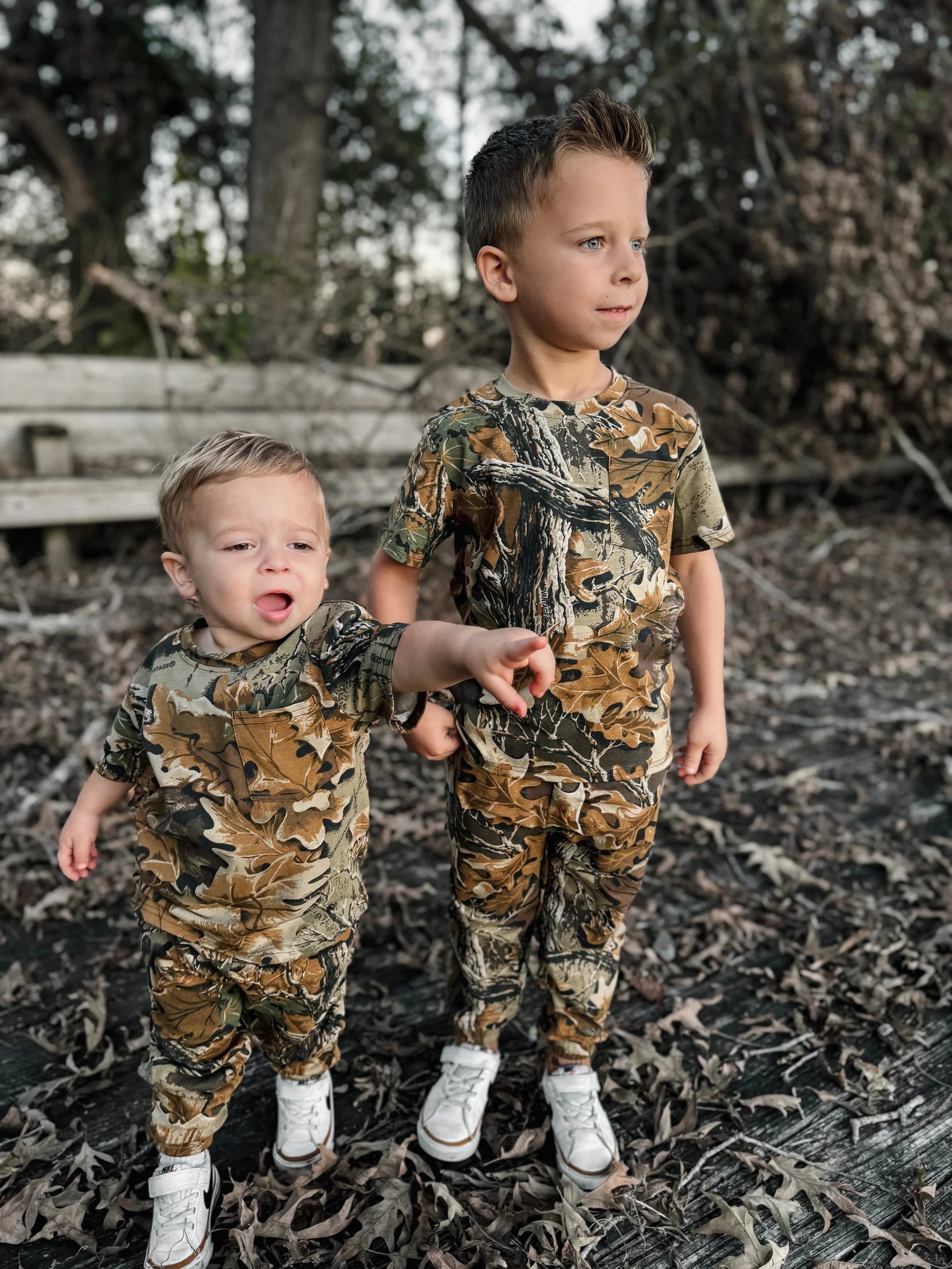 Realtree Little Bipsy Kid's Camo Short Sleeve Crewneck T-Shirt - Realtree Advantage Classic