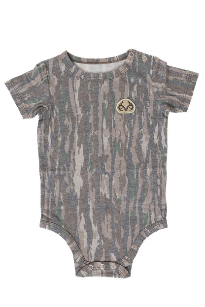 Realtree 3-Pack Camo Baby Onesies - Realtree Xtra,  Hardwoods, Original