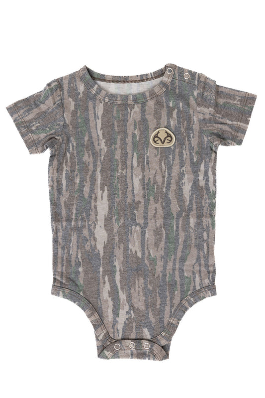 Realtree 3-Pack Camo Baby Onesies - Realtree Xtra,  Hardwoods, Original