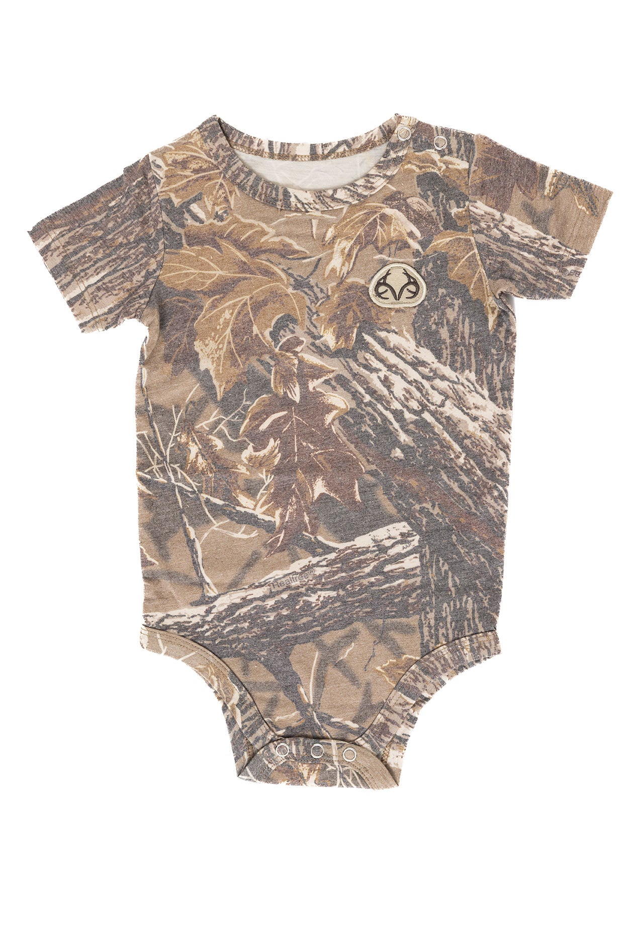Realtree 3-Pack Camo Baby Onesies - Realtree Xtra,  Hardwoods, Original