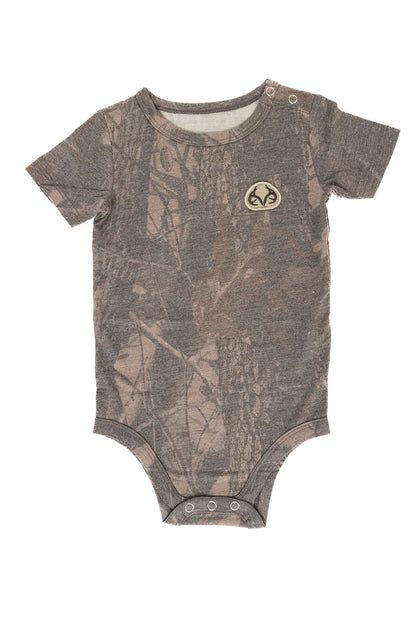 Realtree 3-Pack Camo Baby Onesies - Realtree Xtra,  Hardwoods, Original
