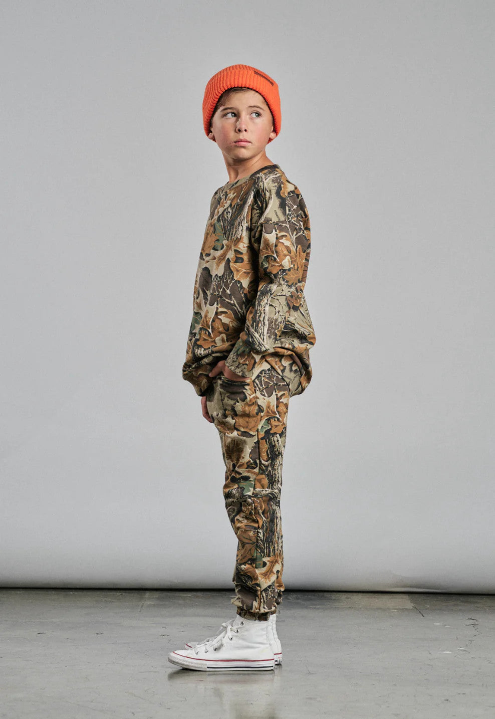 Realtree Little Bipsy Kid's Camo Long Sleeve Crewneck - Realtree Advantage Classic
