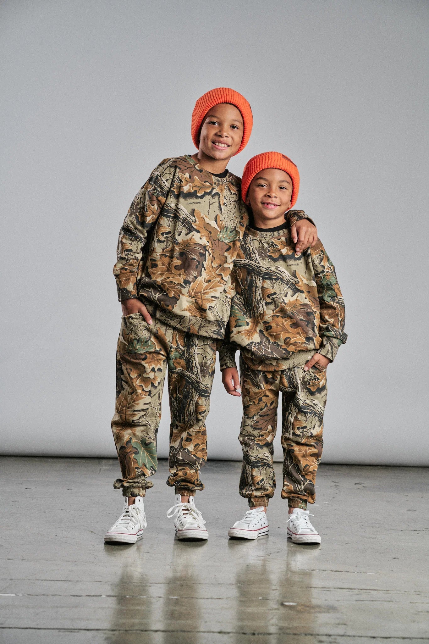 Realtree Little Bipsy Kid's Camo Long Sleeve Crewneck - Realtree Advantage Classic