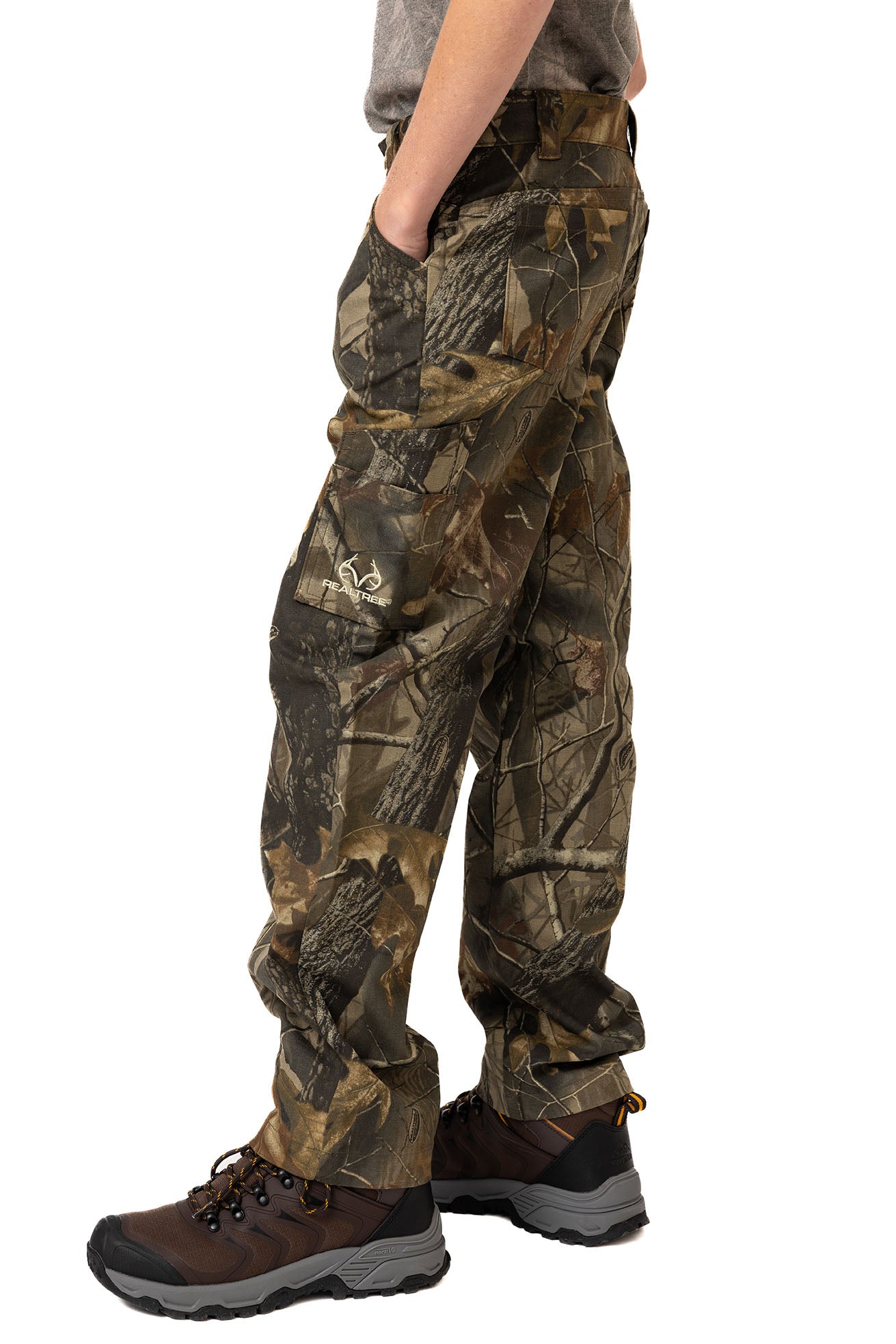 Realtree Kids 6-Pocket Camo Pants - Realtree Hardwoods