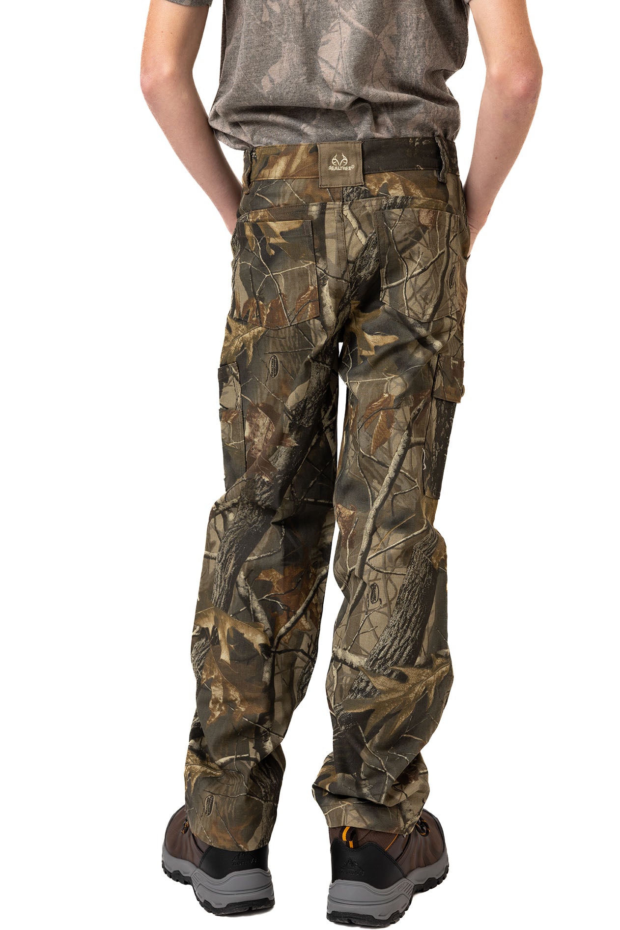 Realtree Kids 6-Pocket Camo Pants - Realtree Hardwoods
