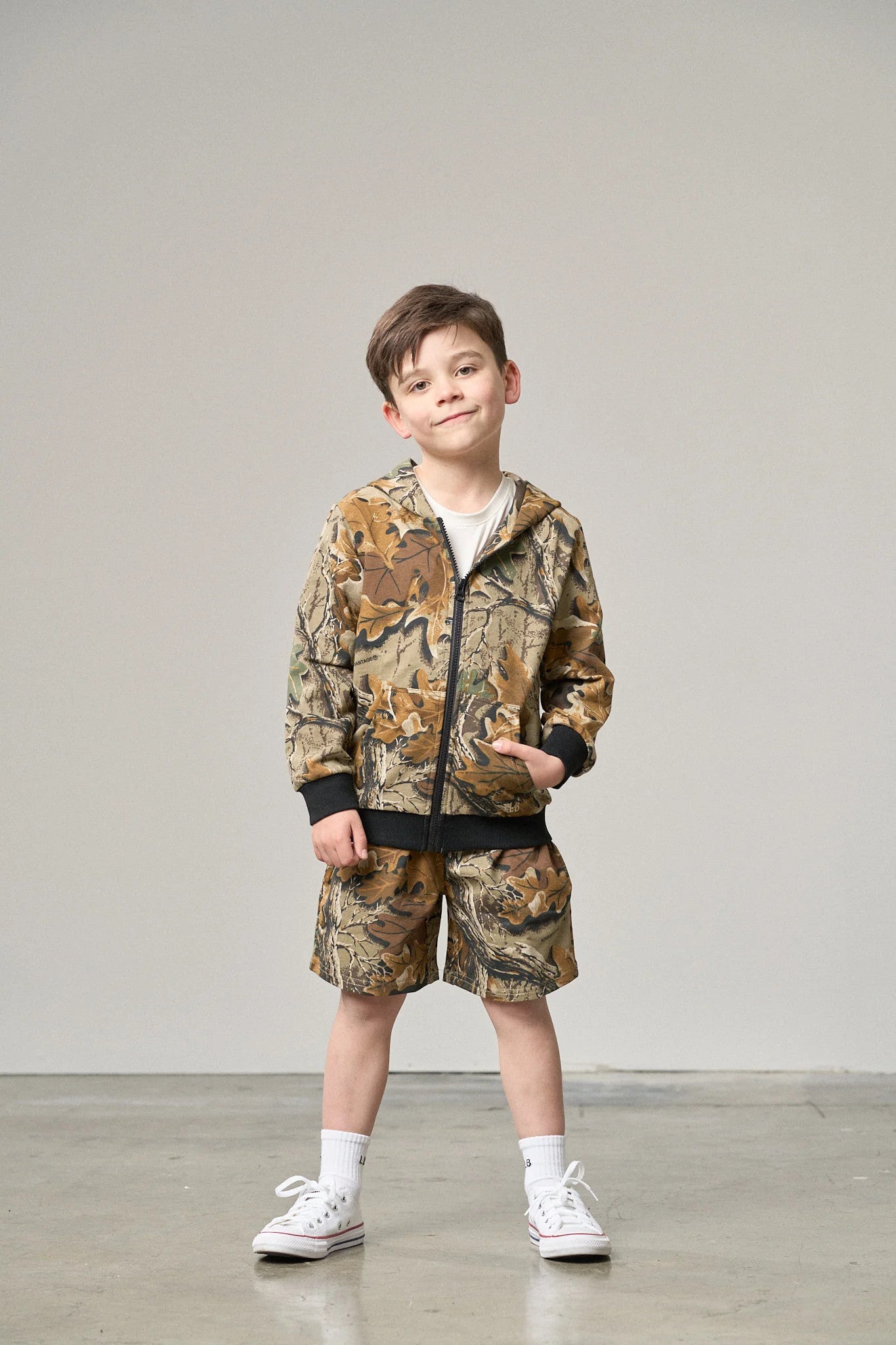 Realtree Little Bipsy Kid's Camo Sweatshort - Realtree Advantage Classic