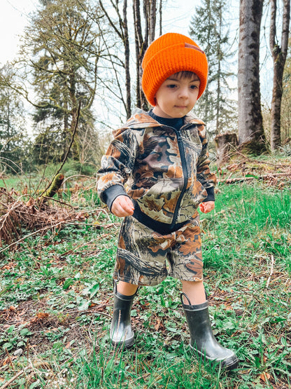 Realtree Little Bipsy Kid's Camo Sweatshort - Realtree Advantage Classic