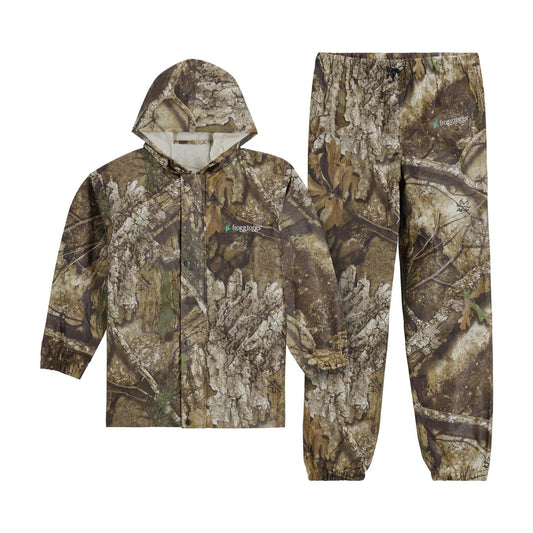 Realtree Frogg Toggs Kids Polly Woggs Camo Rain Suit - Realtree APX