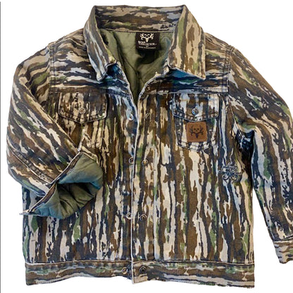 Realtree Bone Collector Toddler Trappers Quilted Camo Jacket - Realtree Original