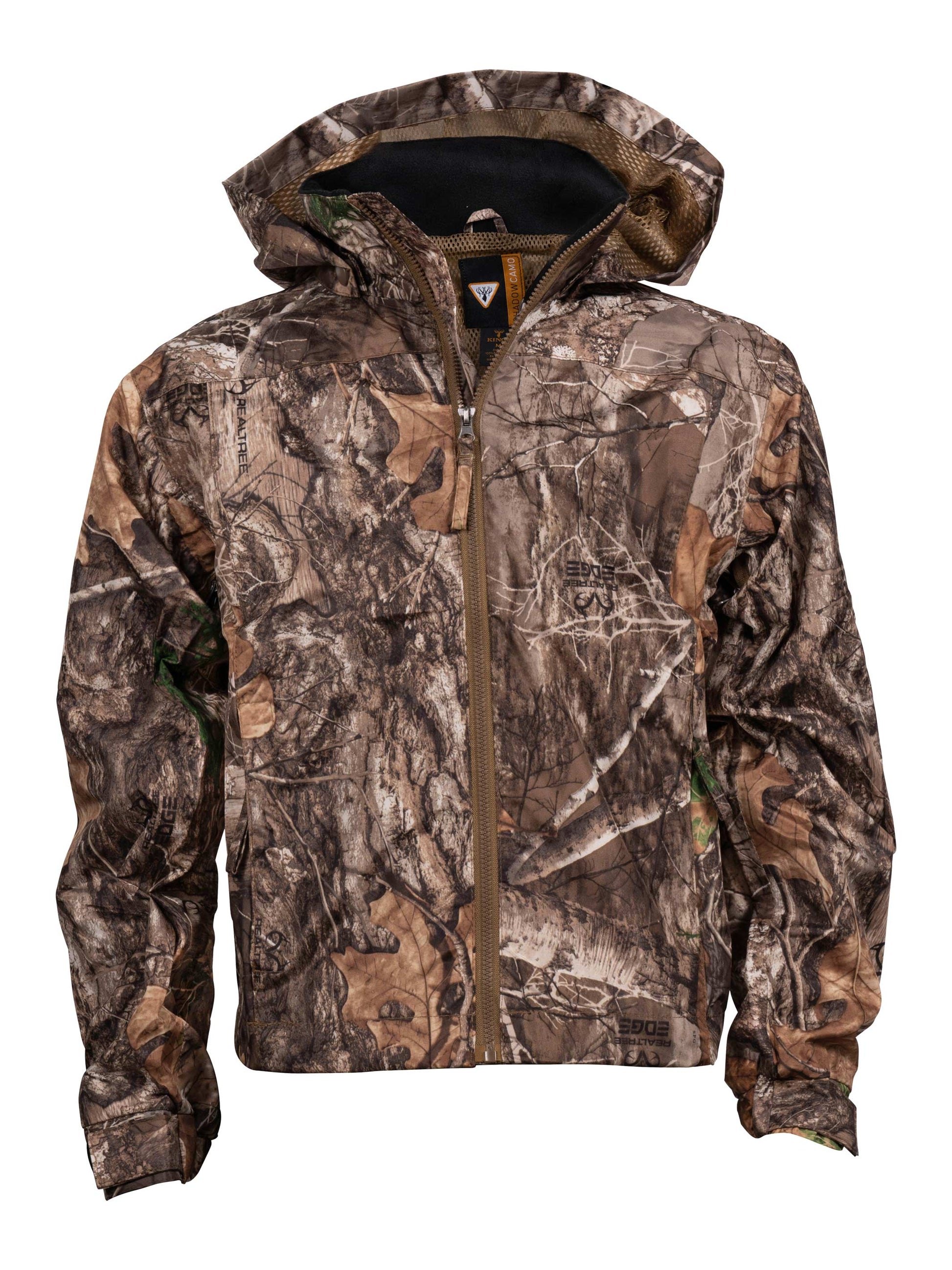 Realtree King's Camo Kid's Climatex Rainwear Hunting Jacket - Realtree EDGE