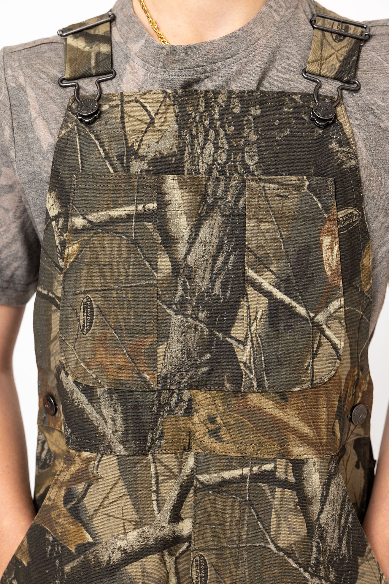 Realtree Youth Hunting Bib Overalls - Realtree Hardwoods