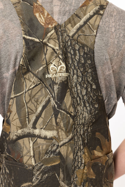 Realtree Youth Hunting Bib Overalls - Realtree Hardwoods