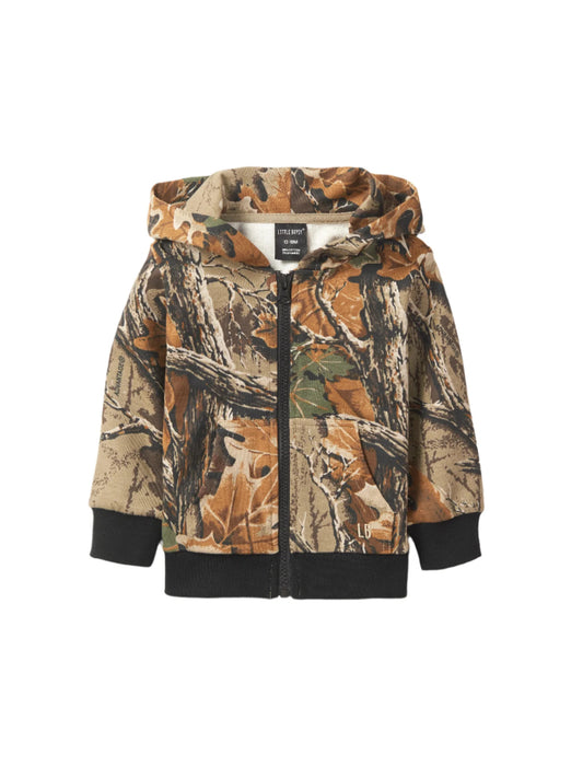 Realtree Little Bipsy Kid's Camo Zipper Hoodie - Realtree Advantage Classic