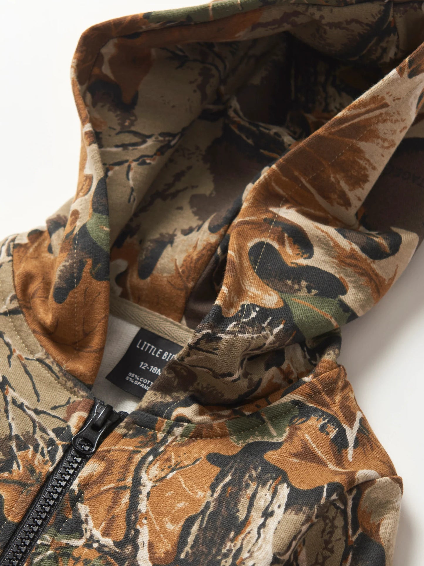 Realtree Little Bipsy Kid's Camo Zipper Hoodie - Realtree Advantage Classic