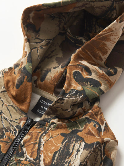Realtree Little Bipsy Kid's Camo Zipper Hoodie - Realtree Advantage Classic
