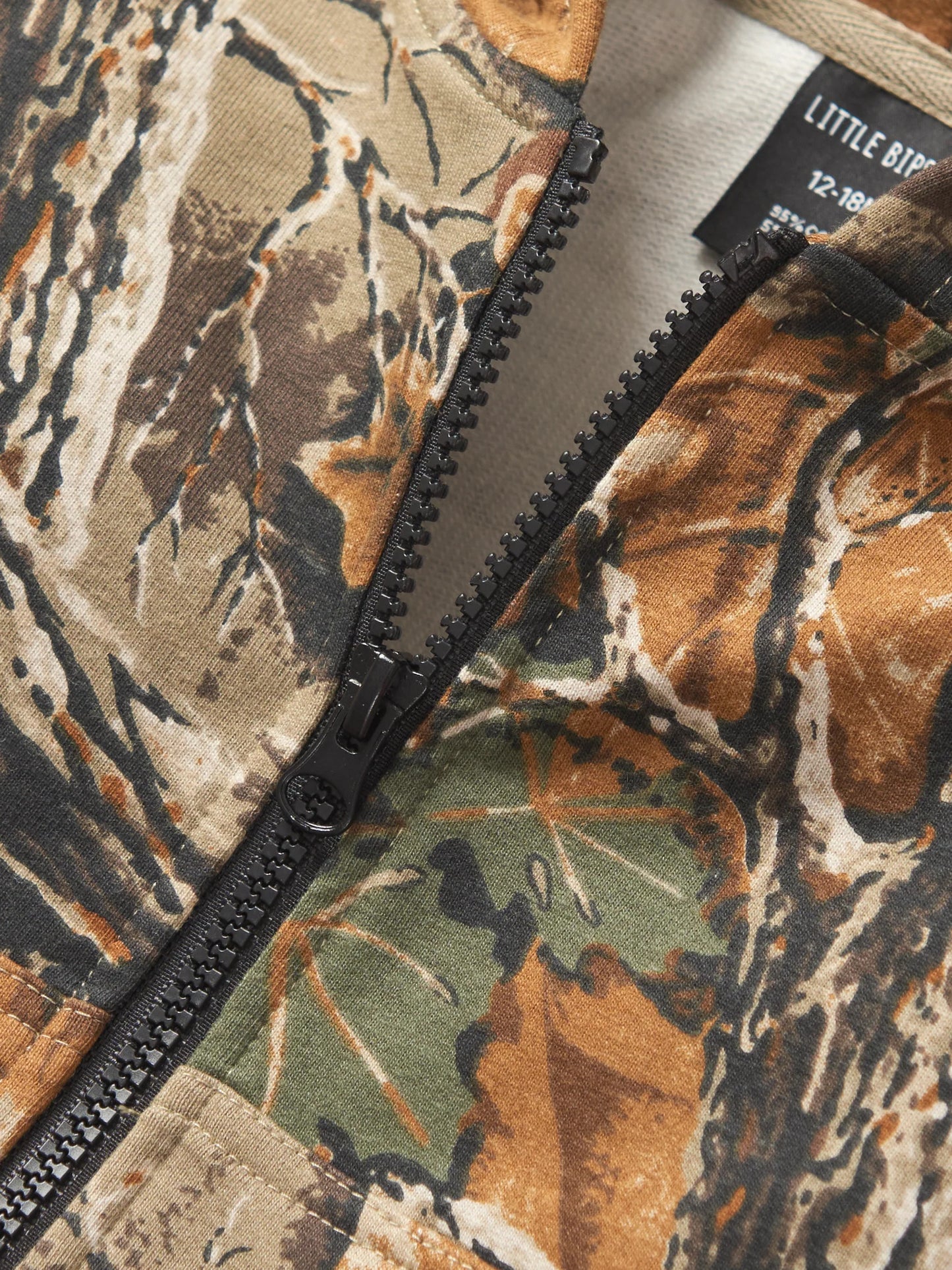 Realtree Little Bipsy Kid's Camo Zipper Hoodie - Realtree Advantage Classic