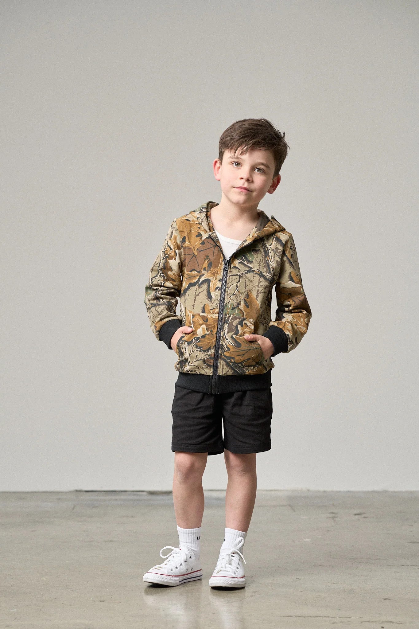 Realtree Little Bipsy Kid's Camo Zipper Hoodie - Realtree Advantage Classic