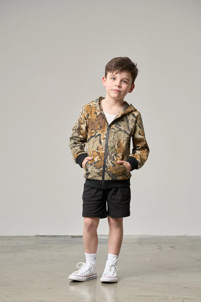 Realtree Little Bipsy Kid's Camo Zipper Hoodie - Realtree Advantage Classic