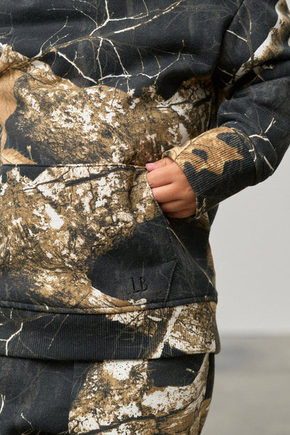 Realtree Little Bipsy Kid's Camo Hoodie - Realtree EDGE Colors