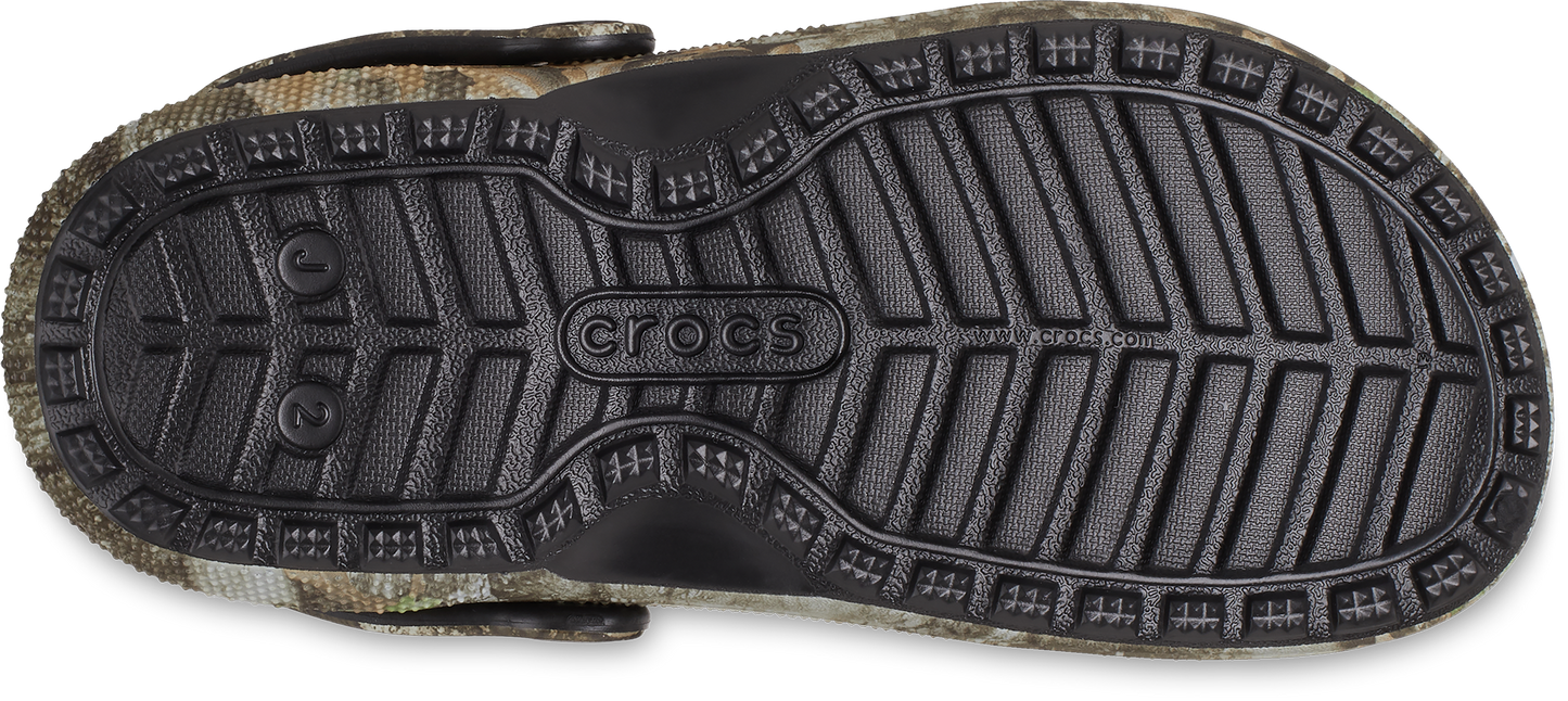 Realtree Crocs Kid's Lined Classic Camo Clog - Realtree APX
