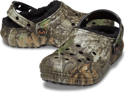 Realtree Crocs Kid's Lined Classic Camo Clog - Realtree APX