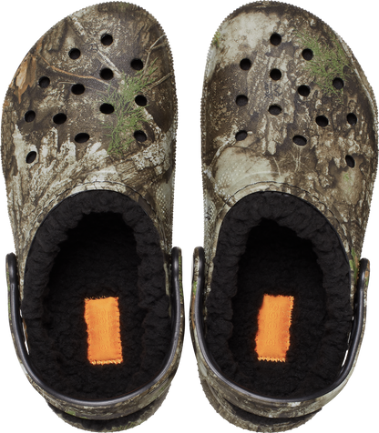 Realtree Crocs Kid's Lined Classic Camo Clog - Realtree APX