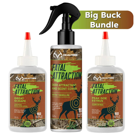 Realtree Zone Protects Deer Attractants; Fatal Attraction Big Buck Bundle - Realtree EDGE