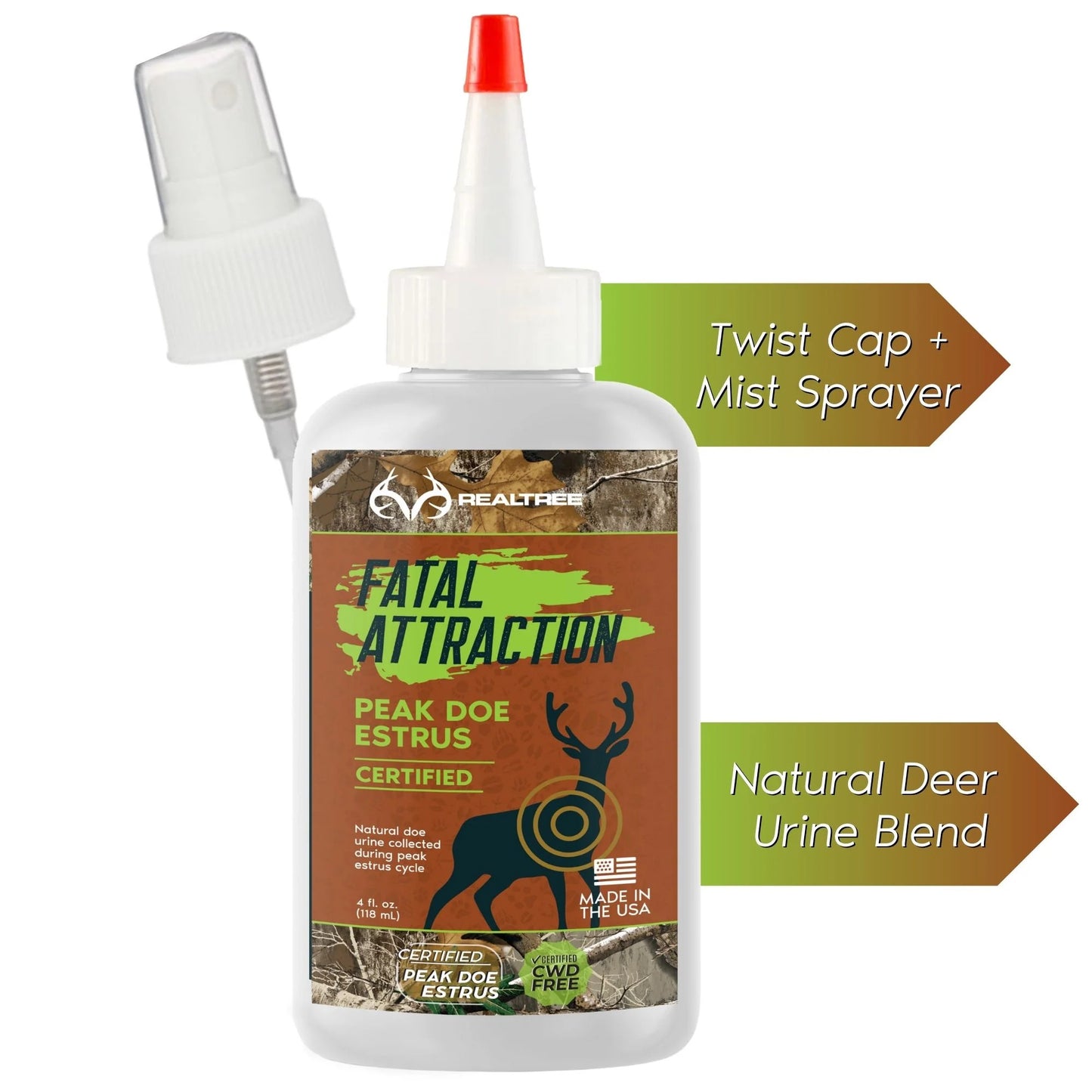 Realtree Zone Protects Fatal Attraction Deer Attractant Peak Doe Estrus - Realtree EDGE