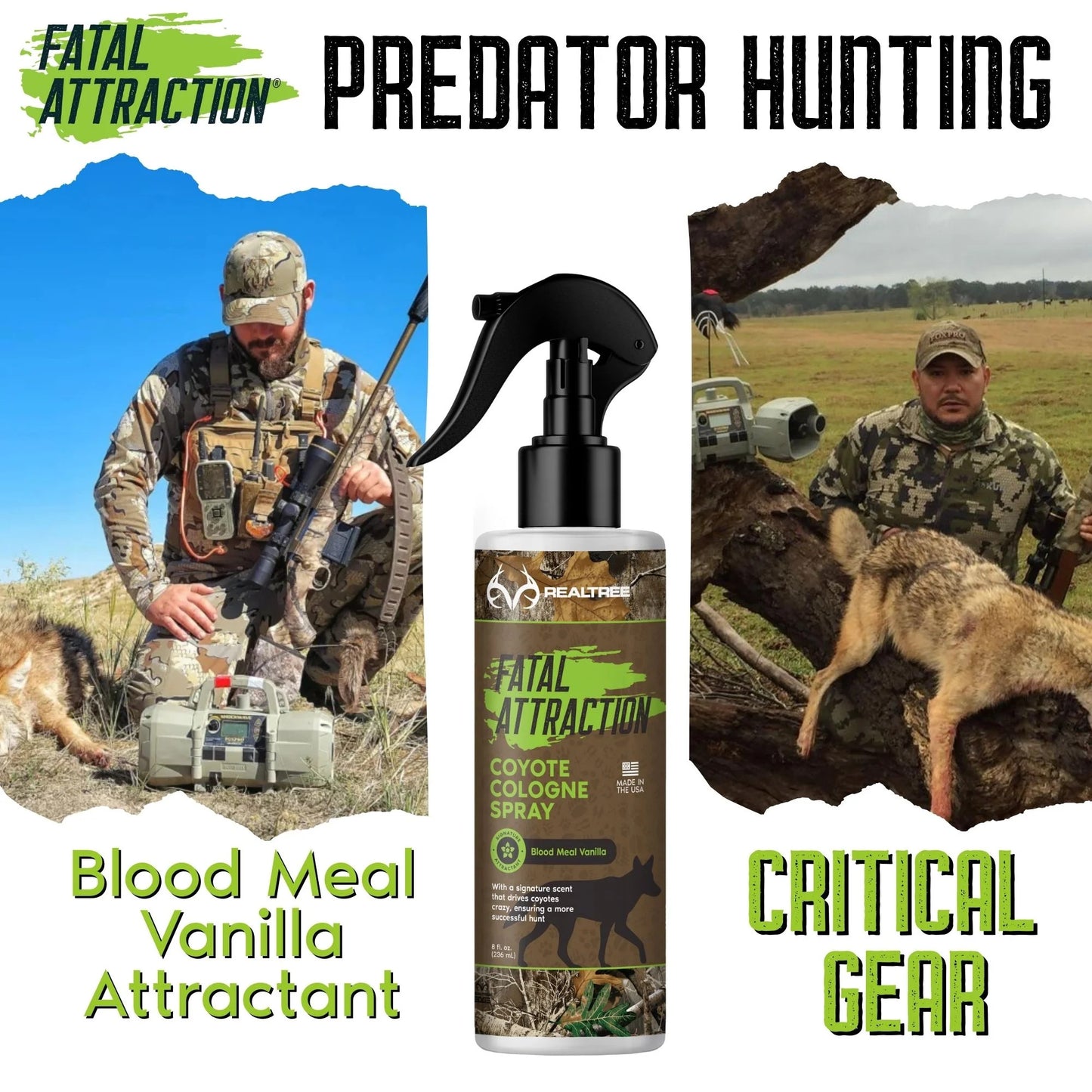 Realtree Zone Protects Coyote Cologne Predator Attractant, 8oz Spray - Realtree