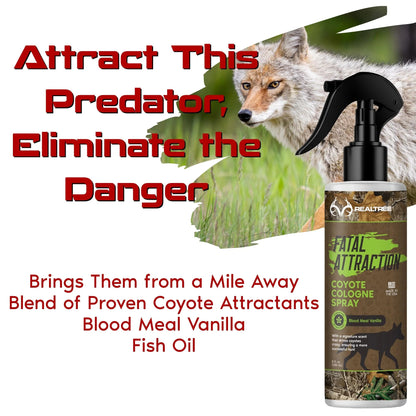 Realtree Zone Protects Coyote Cologne Predator Attractant, 8oz Spray - Realtree
