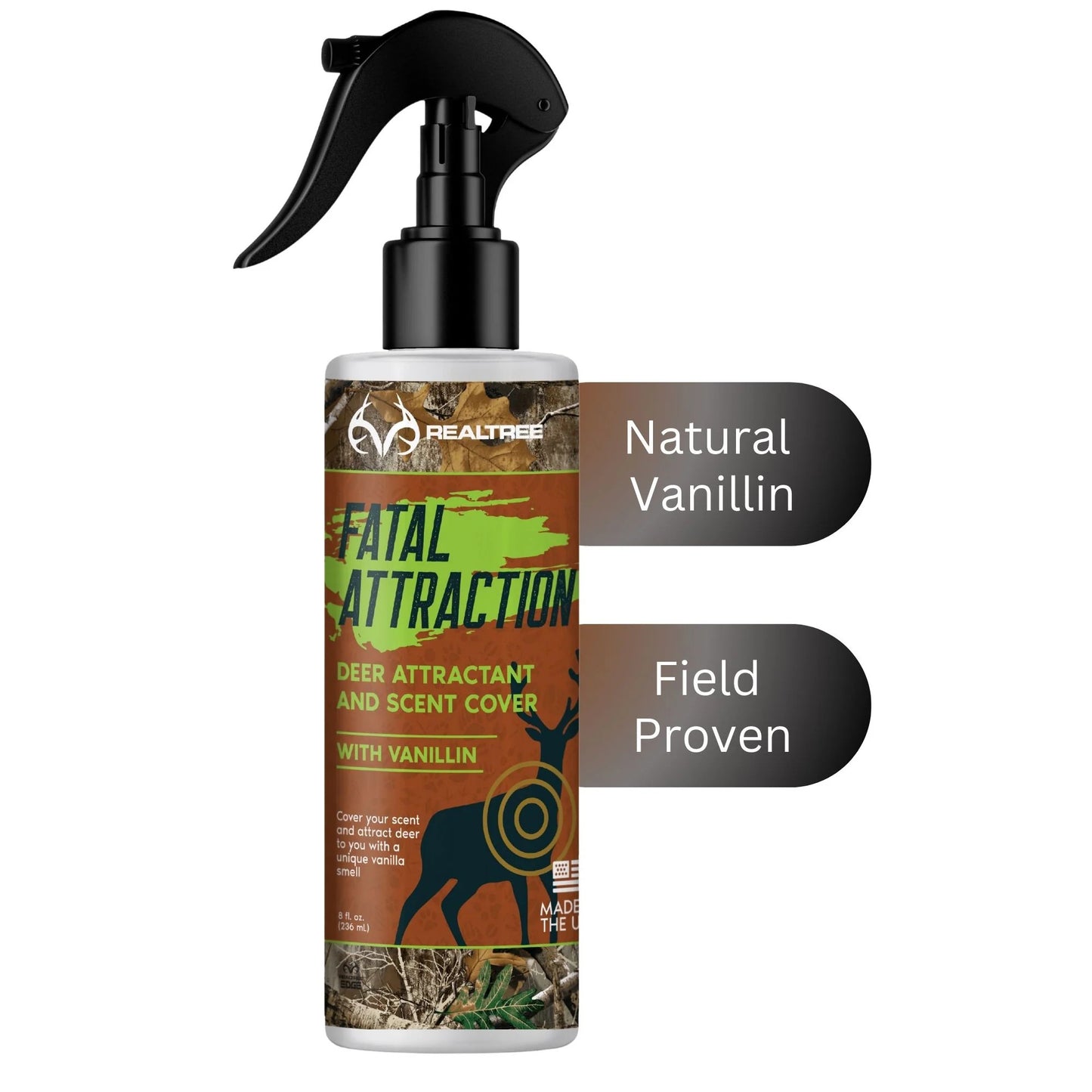 Realtree Zone Protects Fatal Attraction Deer Attractant & Scent Cover - Vanillin - Realtree EDGE