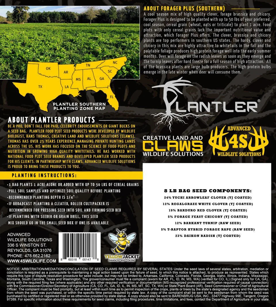 Realtree 4S Advanced Wildlife Solutions Plantler Forager Plus