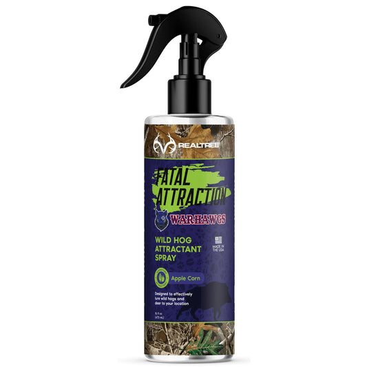 Realtree Zone Protects Fatal Attraction Warhawg Wild Hog Attractant – Apple Corn 16oz - Realtree